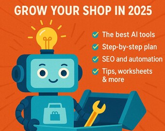 AI Tools for Etsy Sellers 2025, Boost Sales, Save Time & Grow Your Shop with SEO, Marketing, Automation + Hidden Gem Strategies