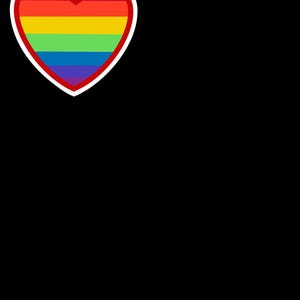 Sticker - Rainbow Heart