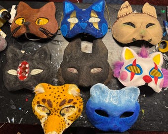 Máscaras de gato personalizadas