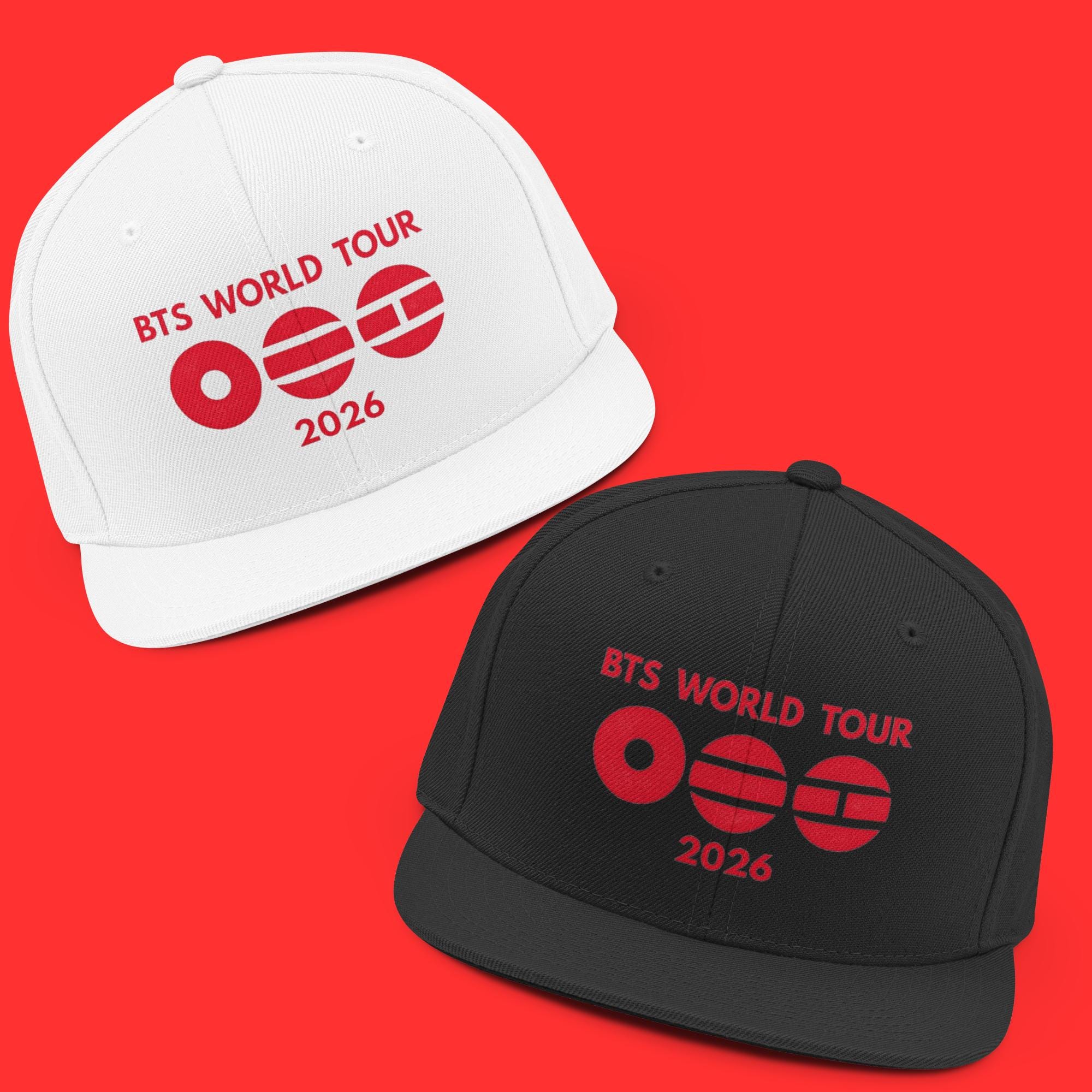 Bangtan 2026 World Tour Embroidered Bangtan Snapback Cap Embroidered Hat Bts Caps - Etsy Canada main image 3
