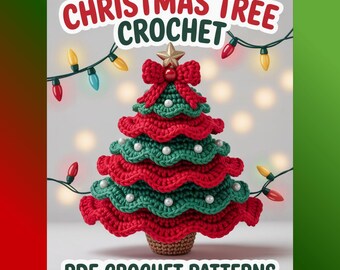 Christmas Tree Crochet Ruffled Patterns Mega Bundle | Amigurumi, Bags, Vintage Wearables, Home Decoration + More | Instant PDF Download