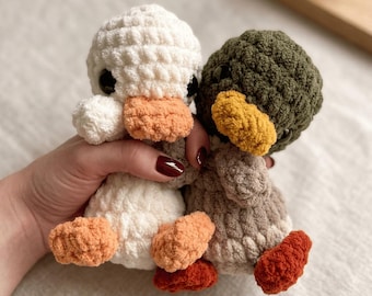 Duckling Crochet Pattern | Cute Amigurumi Duck Plushie | Instant PDF Download
