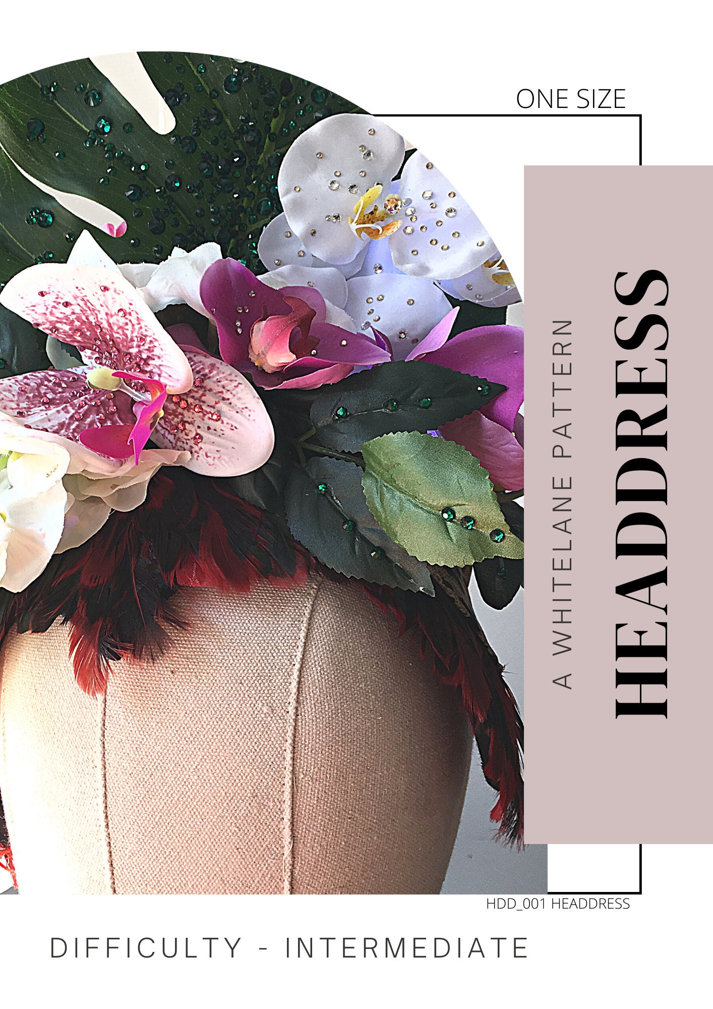 Head Ress Pattern Showgirl Headdress Pattern - Etsy