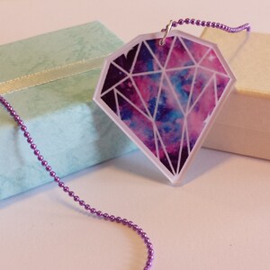 Collection de plastique acrylique - « Girl&#39;s Best Friend in Purple »