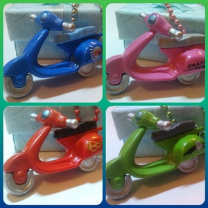 オリジナルかわいいバイクフィギュアキュート＆クールネックレス -