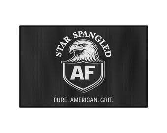 Star Spangled AF Eagle Microfiber Tea Towel | Pure American Grit