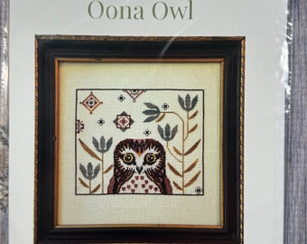 Oona Owl - The Artsy Housewife | Cross Stitch Pattern Chart