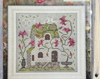 Fabulous House Series #4 The Cottage - Cottage Garden Samplings | Cross Stitch Pattern Chart