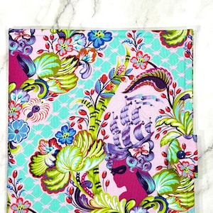 Cross Stitch Project Folder - Embroidery Needlepoint Storage - Tula Pink Parisville Cameo