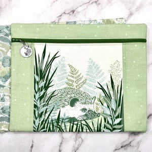 Cross Stitch Project Bag, Full Fabric - Foxwood Forest Animals, Hedgehog