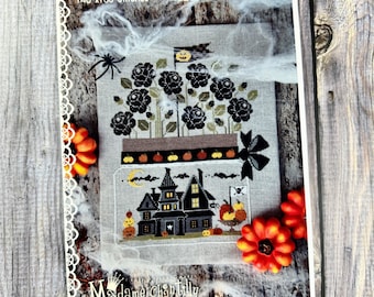 Halloween in a Jar - Madame Chantilly | Cross Stitch Pattern