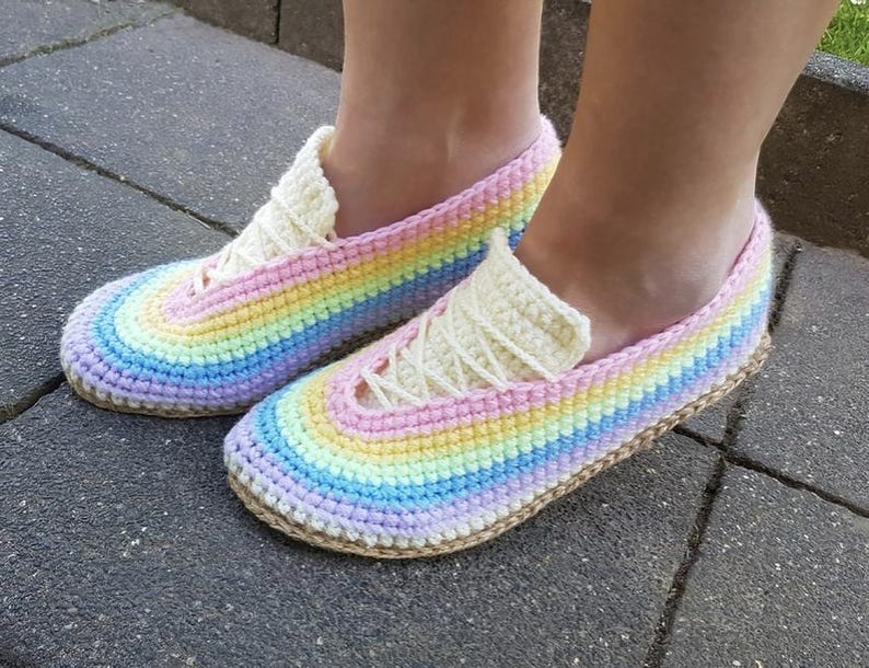 sneaker slippers pattern

crochet sneaker pattern

slipper crochet pattern

rainbow slippers crochet

crochet shoes pattern

house shoes crochet

adult slippers pattern

crochet booties PDF

chunky yarn slippers

comfy slipper pattern

crochet pattern PDF

DIY crochet slippers

cozy footwear crochet

beginner crochet pattern

colorful sneakers crochet

handmade slippers pattern

crochet gift idea

crochet footwear tutorial

sneaker style slippers

rainbow crochet pattern