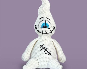 Amigurumi Ghost Crochet Pattern – Halloween Plush Toy (PDF)