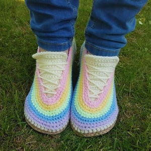 sneaker slippers pattern

crochet sneaker pattern

slipper crochet pattern

rainbow slippers crochet

crochet shoes pattern

house shoes crochet

adult slippers pattern

crochet booties PDF

chunky yarn slippers

comfy slipper pattern

crochet pattern PDF

DIY crochet slippers

cozy footwear crochet

beginner crochet pattern

colorful sneakers crochet

handmade slippers pattern

crochet gift idea

crochet footwear tutorial

sneaker style slippers

rainbow crochet pattern