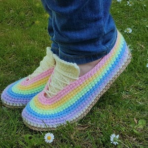 sneaker slippers pattern

crochet sneaker pattern

slipper crochet pattern

rainbow slippers crochet

crochet shoes pattern

house shoes crochet

adult slippers pattern

crochet booties PDF

chunky yarn slippers

comfy slipper pattern

crochet pattern PDF

DIY crochet slippers

cozy footwear crochet

beginner crochet pattern

colorful sneakers crochet

handmade slippers pattern

crochet gift idea

crochet footwear tutorial

sneaker style slippers

rainbow crochet pattern