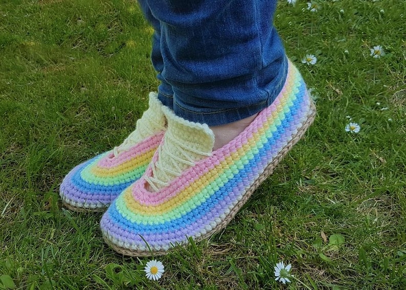 sneaker slippers pattern

crochet sneaker pattern

slipper crochet pattern

rainbow slippers crochet

crochet shoes pattern

house shoes crochet

adult slippers pattern

crochet booties PDF

chunky yarn slippers

comfy slipper pattern

crochet pattern PDF

DIY crochet slippers

cozy footwear crochet

beginner crochet pattern

colorful sneakers crochet

handmade slippers pattern

crochet gift idea

crochet footwear tutorial

sneaker style slippers

rainbow crochet pattern