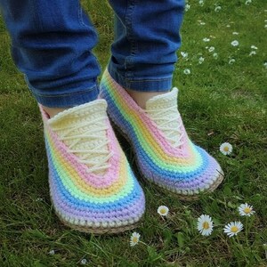 sneaker slippers pattern

crochet sneaker pattern

slipper crochet pattern

rainbow slippers crochet

crochet shoes pattern

house shoes crochet

adult slippers pattern

crochet booties PDF

chunky yarn slippers

comfy slipper pattern

crochet pattern PDF

DIY crochet slippers

cozy footwear crochet

beginner crochet pattern

colorful sneakers crochet

handmade slippers pattern

crochet gift idea

crochet footwear tutorial

sneaker style slippers

rainbow crochet pattern