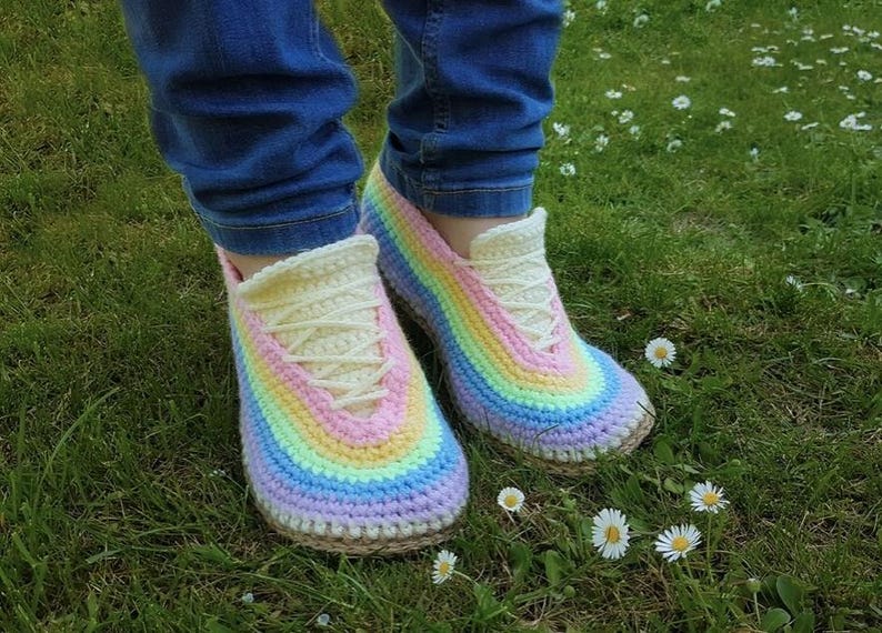 sneaker slippers pattern

crochet sneaker pattern

slipper crochet pattern

rainbow slippers crochet

crochet shoes pattern

house shoes crochet

adult slippers pattern

crochet booties PDF

chunky yarn slippers

comfy slipper pattern

crochet pattern PDF

DIY crochet slippers

cozy footwear crochet

beginner crochet pattern

colorful sneakers crochet

handmade slippers pattern

crochet gift idea

crochet footwear tutorial

sneaker style slippers

rainbow crochet pattern