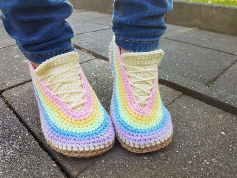 sneaker slippers pattern

crochet sneaker pattern

slipper crochet pattern

rainbow slippers crochet

crochet shoes pattern

house shoes crochet

adult slippers pattern

crochet booties PDF

chunky yarn slippers

comfy slipper pattern

crochet pattern PDF

DIY crochet slippers

cozy footwear crochet

beginner crochet pattern

colorful sneakers crochet

handmade slippers pattern

crochet gift idea

crochet footwear tutorial

sneaker style slippers

rainbow crochet pattern