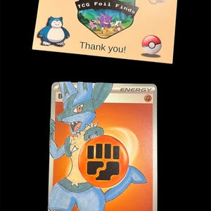 Lucario Art Card (choice of 1 or 2)