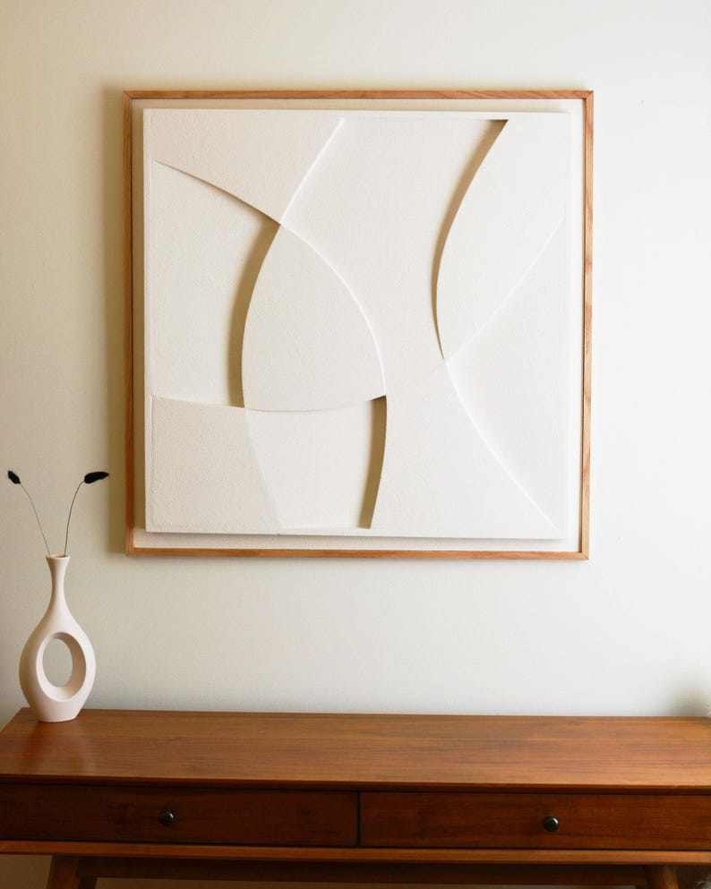 3D Plaster Acoustic Diffuser Panel: Modern Geometric Wall Art - Etsy