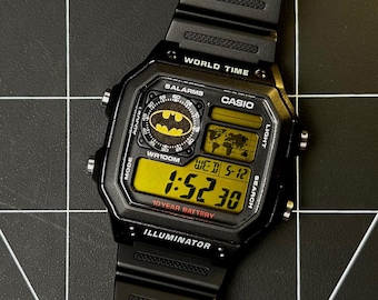 Batman - Casio Royal (AE-1200) Super Hero horloge-mod.
