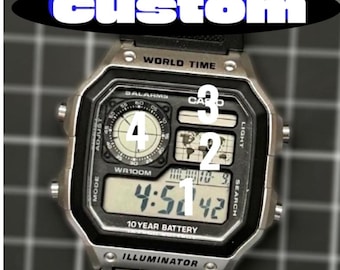 Aangepaste Casio Royale (AE-1200)-mod.