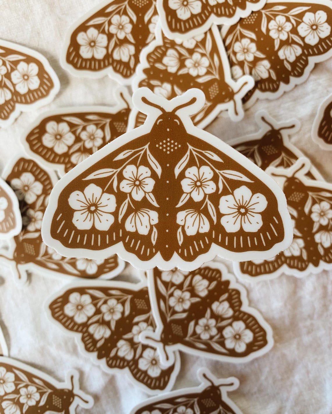 Floral Moth Ochre Yellow 3