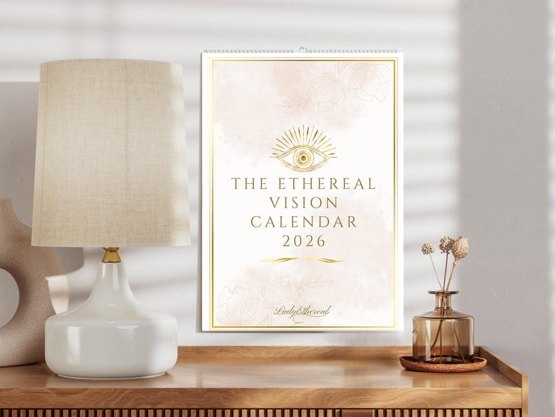 2026 Vision Board Calendar – A3 Wall Calendar With Stickers - Etsy Canada