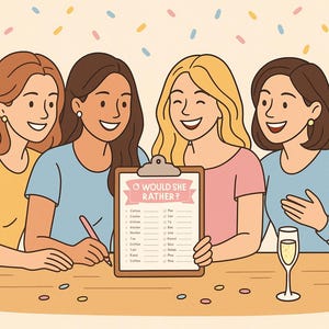 Bridal Shower Games Bundle | 10 Fun Wedding Shower Printables | Bingo, Word Scramble, Would She Rather, Emoji Pictionary | Instant Download
