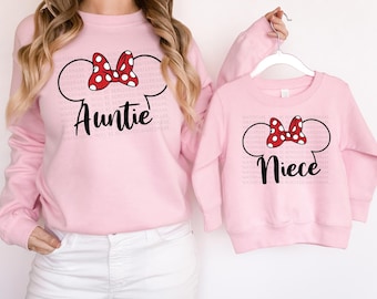 Chemises famille Disney personnalisées Chemises voyage Disney assorties Sweat-shirts famille Disney Chemise Disney Mini sweat-shirts maman Disney Chemises famille