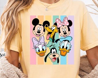Disneyland Shirt Retro Disneyland Shirt Magical Kingdom Disney Shirt Matching Disneyland Trip Shirt Pastel Disney Shirt Disney Vacation Tees