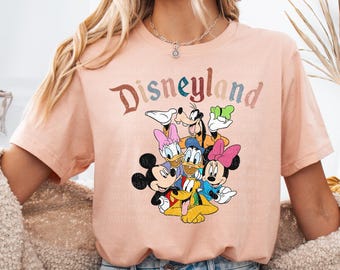 Disney Shirt Disneyland Sweatshirt Retro Disneyland Shirt Disneyland California Shirt Mickey And Friends Shirt Matching Disney Trip Shirts