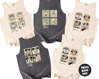 Débardeur Disney Safari Comfort Colors® personnalisé pour tout-petit Débardeur Disney Mickey et ses amis Débardeur Disney Débardeur animaux de safari Walt Disney