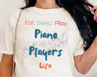 T-shirt med pianistmotiv, pianist, pianist, pianist, pianist, pianist, pianist, pianist