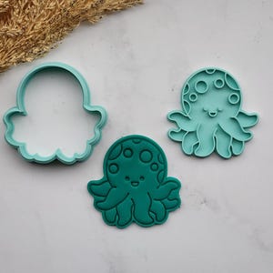 Digitaal bestand STL - Koekjesuitsteker - Octopus