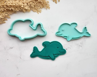 Dolphin Cookie Cutter STL File | 3D Print Digital Download | Ocean Kids Party Baking Gift