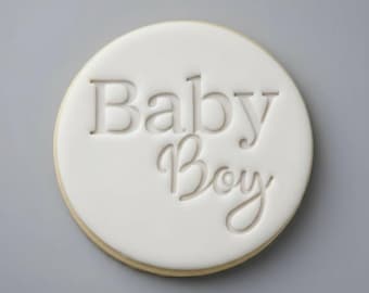 Baby Boy Cookie Cutter STL-bestand | 3D-afdrukbaar kraamcadeau kraamcadeau | Digitale download