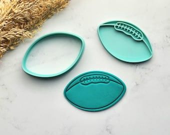 AFL Football Cookie Cutter STL File | 3D Printable Footy Sports Baking Tool | Digital Download