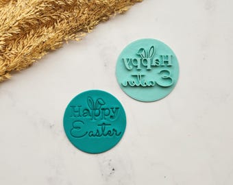 Happy Easter Cookie Cutter | Easter Egg Biscuit Mould | Spring Baking Gift | Digital STL File Instant Download