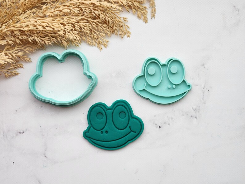 Frog Cookie Cutter STL 3D Print File | Amphibian Animal Kids Party ...