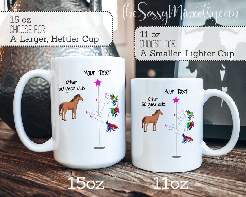 50th Birthday Gift Mug For Women, Personalized Other 50 Year Olds You, Funny Custom Gift For Your Best Friend, Mother, Daughter, Neice, Aunt Solid White