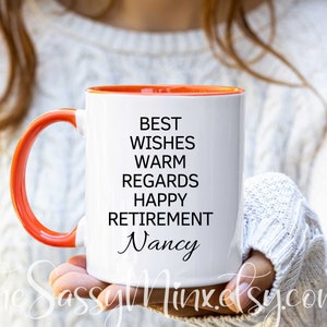 Personalized Retirement Gift For Coworker or Boss, Funny Office Humor Mug For Goodbye Gift Retiring Employee, Finally Retired Gift Idea image 5