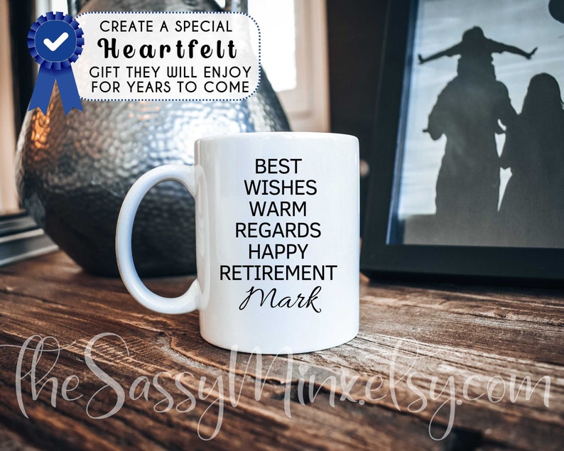 Personalized Retirement Gift For Coworker or Boss, Funny Office Humor Mug For Goodbye Gift Retiring Employee, Finally Retired Gift Idea image 4
