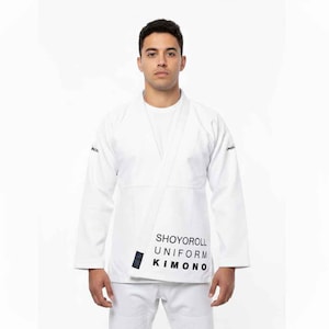 Shoyoroll BJJ Grappling Uniform - Handmade Limited Edition Jiu-Jitsu Gi - Lightweight 450-GSM Fabric with Custom Embroidery Patches