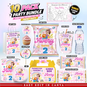 Ms Rachel Bundle | Ms Rachel Party Favors |Preschool Learning Party Decorations  Ms Rachel Cupcake Toppers Elmo Ms rachel Bonus Placemat