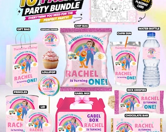 Ms Rachel Bundle | Ms Rachel Party Favors |Preschool Learning Party Decorations  Ms Rachel Cupcake Toppers Elmo | Ms rachel party Bonus