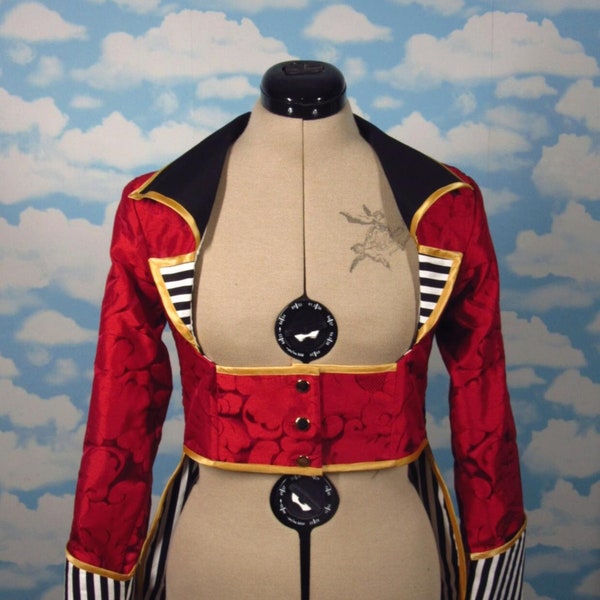 ringmaster coat underbust tailcoat made to order any colour. as seen on The Crown