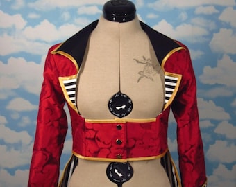 ringmaster coat underbust tailcoat made to order any colour. as seen on The Crown