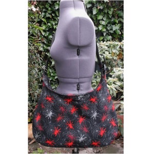 spiders purse spider bag with zip top and adjustable strap halloween shoulder bag